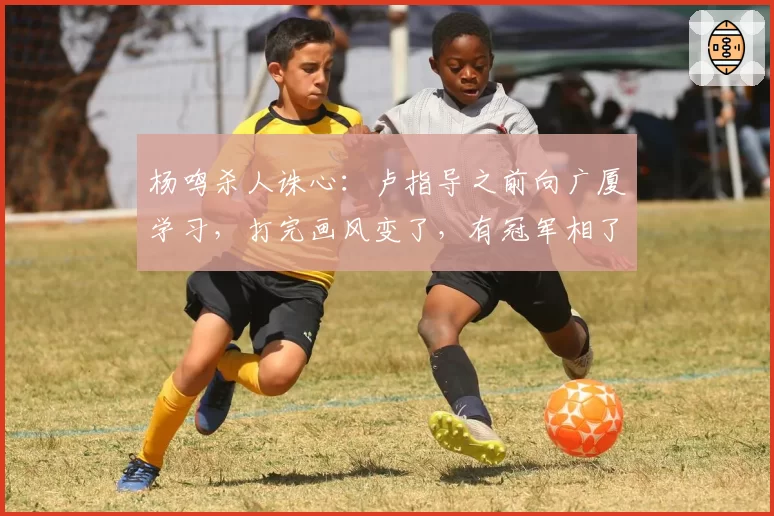 杨鸣杀人诛心：卢指导之前向广厦学习，打完画风变了，有冠军相了